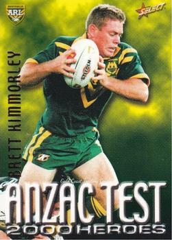 2000 Select - Anzac Test Heroes #A9 Brett Kimmorley Front